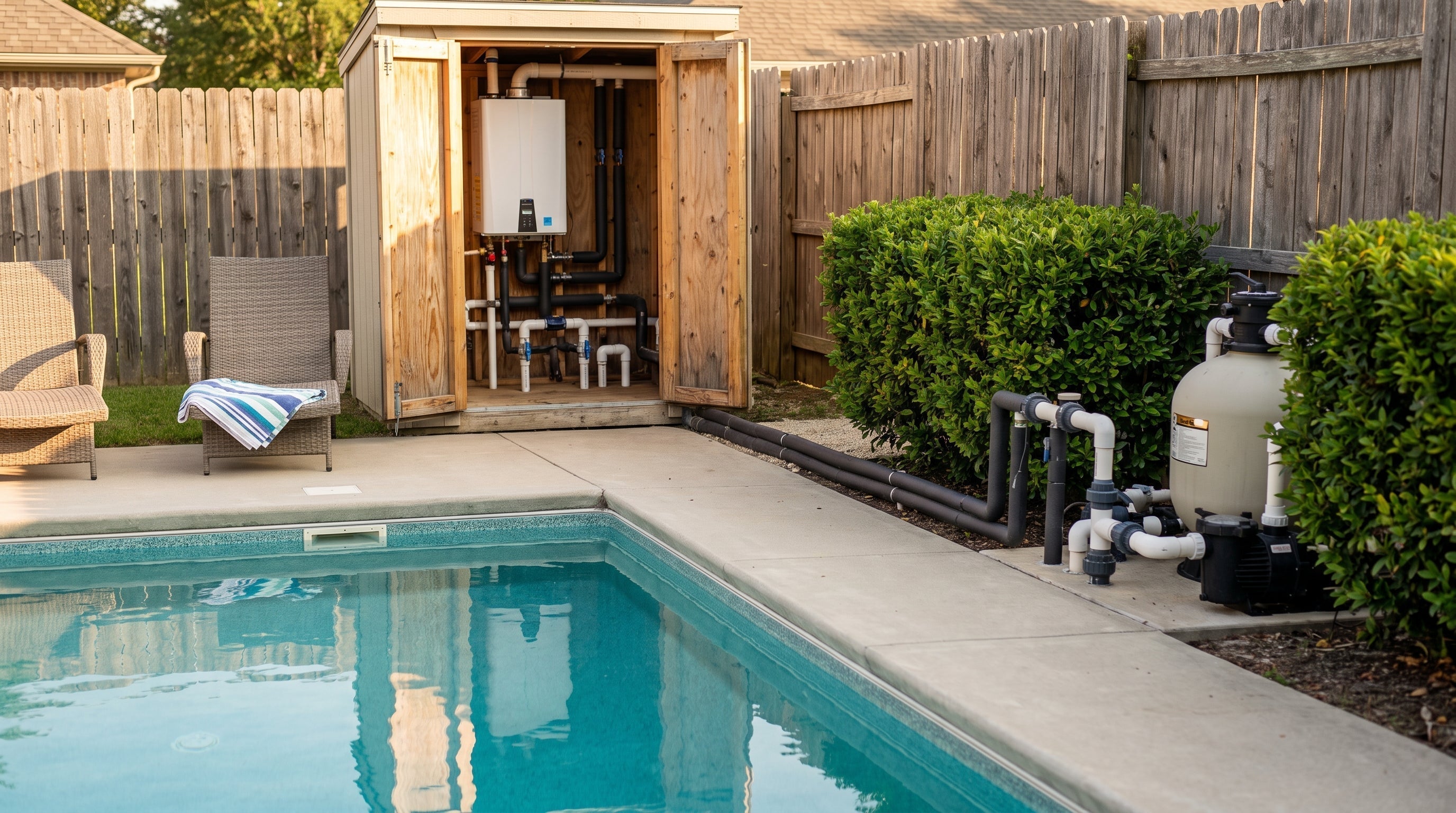 Swimming Pool Boiler Heat Exchanger: How to Connect a Boiler to Your Pool Heating System