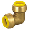 Lead-Free, Brass Push-Fit Elbows 1/2" [5pk, 10pk, 25pk] - Alfa Heating Supply