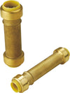 Lead-Free, Brass Push-Fit Slip Couplings 3/4" [5pk, 10pk, 25pk] - Alfa Heating Supply