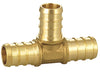 Lead-Free, Brass Barbed Tees 3/4"x3/4"x3/4" [5pk, 10pk, 25pk] - Alfa Heating Supply