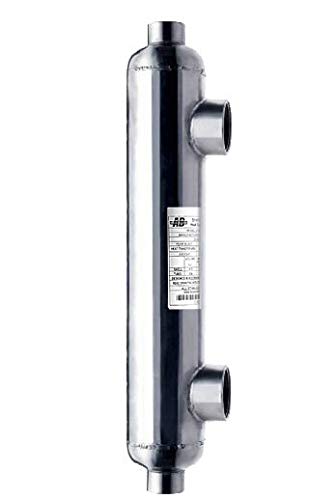 AB Swimming Pool Heat Exchanger - 210K SS316L Opposite Side Ports | Alfa  Heating Supply