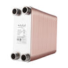 Brazed Plate Heat Exchanger - 80 Plates 5"x12" 1 1/4"MPT 1,080,000 Btu - Alfa Heating Supply