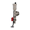 Brass Radiant Heat Manifolds with Compatible Outlets - 2 Loops 1" & 1/2" NPT For Floor Heating