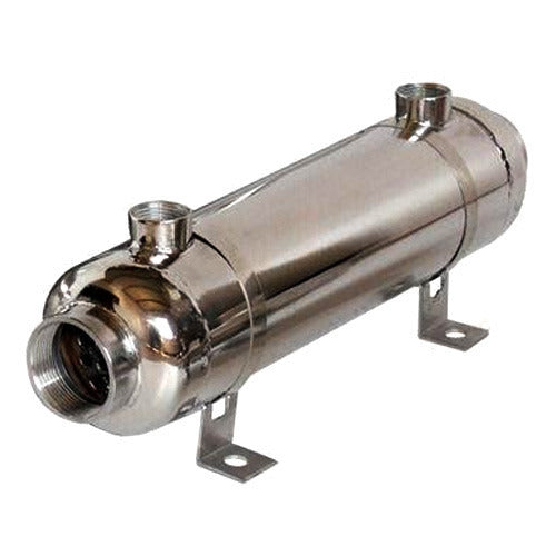 Marine Heat Exchanger GL Type 2 u0026 1 1/2 BSPT Shell and Tube Heat Exc |  Alfa Heating Supply