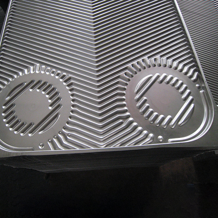 WiseWater Brazed Plate Heat Exchanger - 80 Plates 5"x12" 1 1/4"MPT 1,080,000 Btu