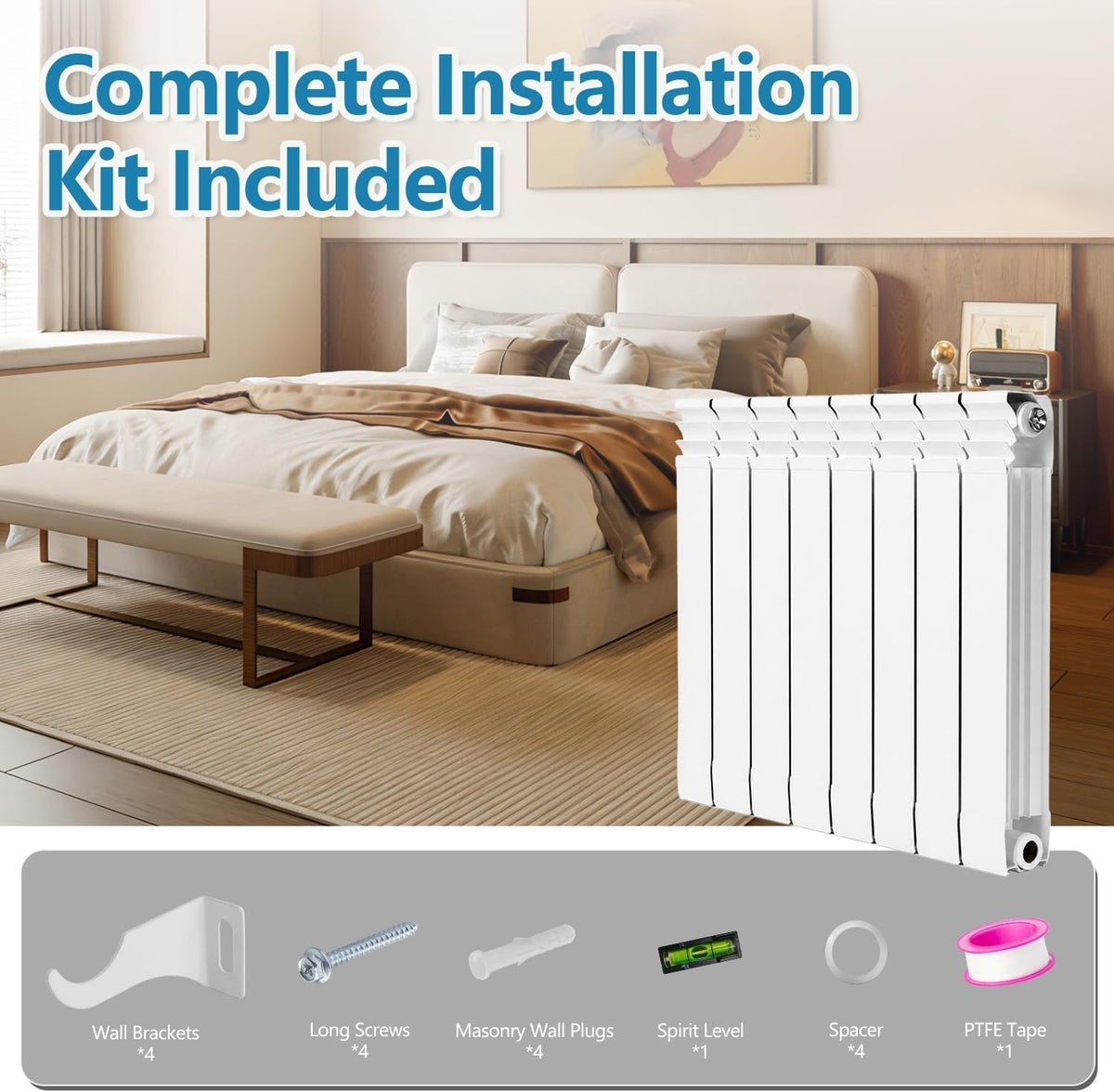 Copper-Aluminum Radiator | Wall-Mounted Heating Radiator