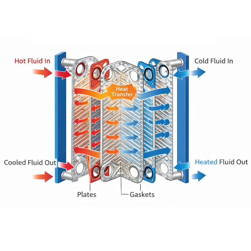 Brazed plate heat exchanger size selection guide