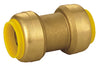 Lead-Free, Brass Push-Fit Couplings 1/2" [5pk, 10pk, 25pk] - Alfa Heating Supply