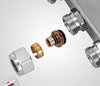 Brass Manifold - 2 Loops 1" & 1/2" NPT - Alfa Heating Supply