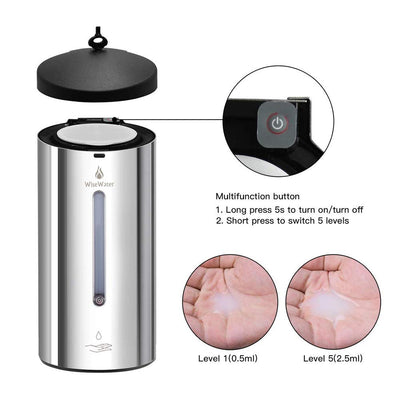 Automatic Soap Dispenser,Touchless Liquid Dispensers, Capacity 24oz/700ml