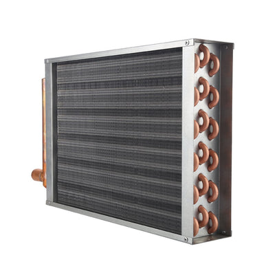 Air to Water Heat Exchanger 18x18 1" Copper Ports - Alfa Heating Supply