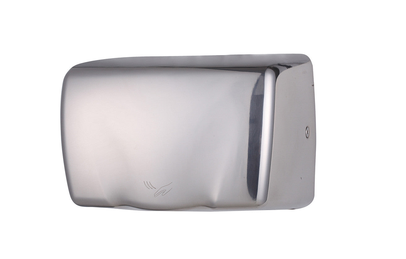 WiseWater Mini High-Speed Hand Dryer - Brushed Finish - Alfa Heating Supply