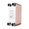 Brazed Plate Heat Exchanger - 60 Plates 5"x12" 1 1/4"MPT 760,000 Btu - Alfa Heating Supply