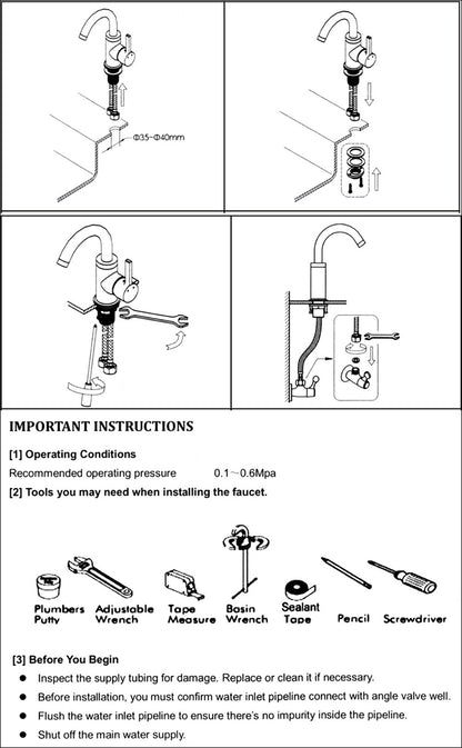 Kitchen Faucet Deck Mounted Mixer Tap 360 Degree Rotation Stream Sprayer Nozzle Kitchen Sink Hot Cold Taps