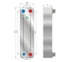 Brazed Plate Heat Exchanger for Air Dryer BL95 Series - Alfa Heating Supply