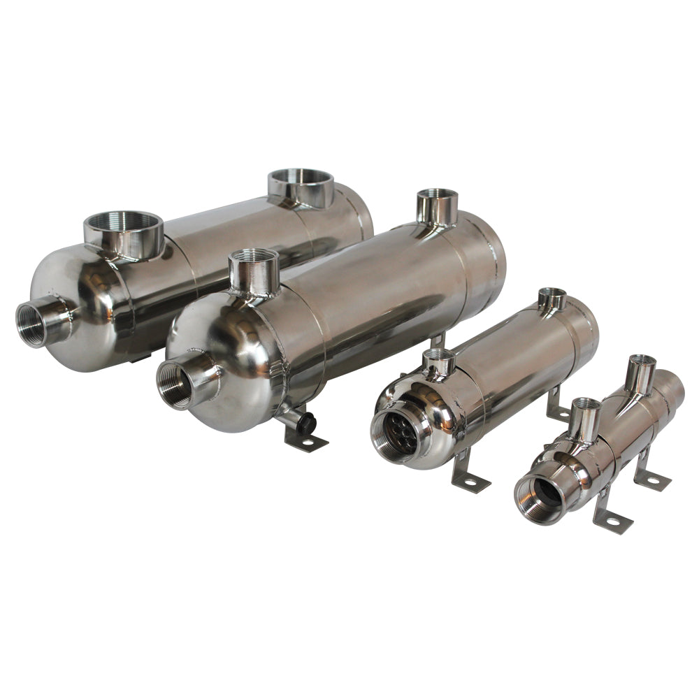 Boat Engine Transmission Oil Cooler 2 1/2 u0026 1 1/4 BSPT Ship Engine Oil  Coolers | Alfa Heating Supply