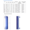 Condensers BL50C Plate Heat Exchangers for Condensation 1 1/4" NPT Soldering 25mm