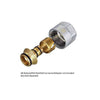 Brass Radiant Heat Manifolds with Compatible Outlets - 2 Loops 1" & 1/2" NPT For Floor Heating