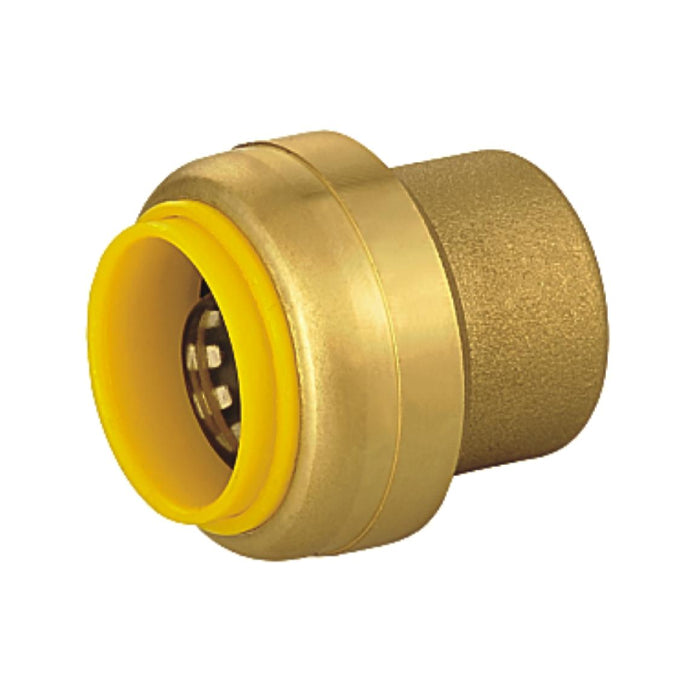 Lead-Free, Brass Push-Fit End Caps 3/4" [5pk, 10pk, 25pk]