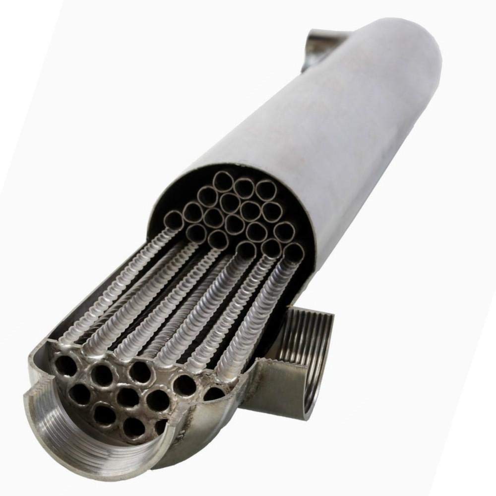 Swimming Pool Heat Exchanger - 600K Titanium Same Side 2 1/2" & 2" FPT