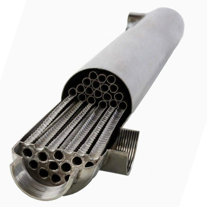 Swimming Pool Heat Exchanger - 600K Titanium Opposite Side 2 1/2" & 2" FPT