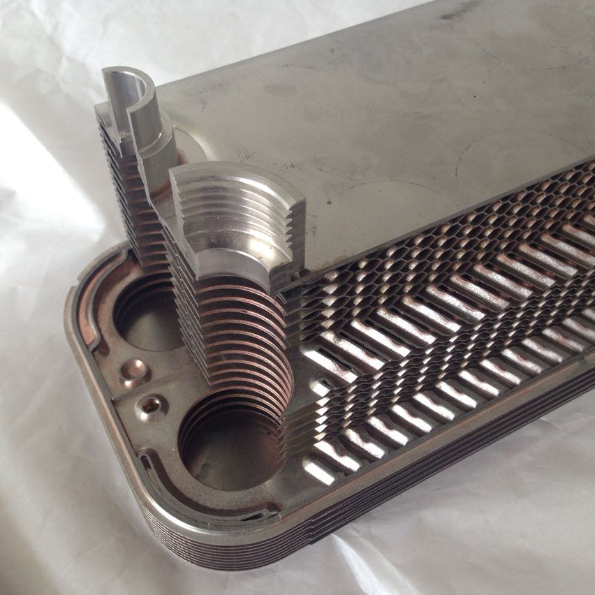 Evaporator BL26 Plate Heat Exchangers for Evaporation 1" NPT R22 24/24mm