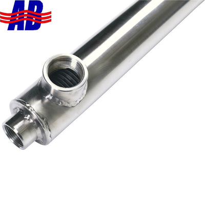 Side Arm Heat Exchanger - 38" Stainless Steel 3/4" & 1"NPT 23,000 Btu - Alfa Heating Supply