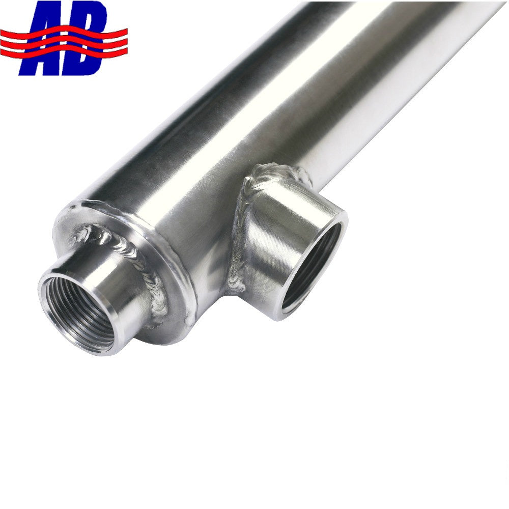 Side Arm Heat Exchanger - 33" Stainless Steel 3/4" & 1"NPT 19,000 Btu - Alfa Heating Supply